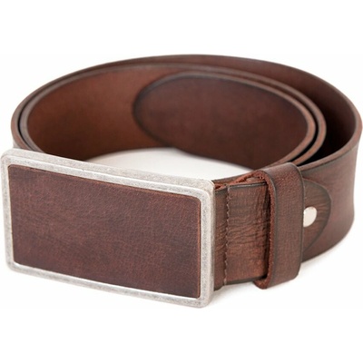 Alpenleder BELT RHEIN kožený opasek hnědá