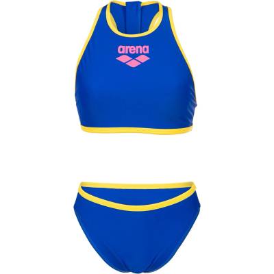 arena Дамски комплект бикини Arena Women's Y-Line Two Pieces Solid L Bikini - Neon Blue / Yellow Star - размер 34 (EU) (150-5867-0211)