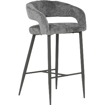 Carmen Бар стол brea 2 - сив (b3521325)