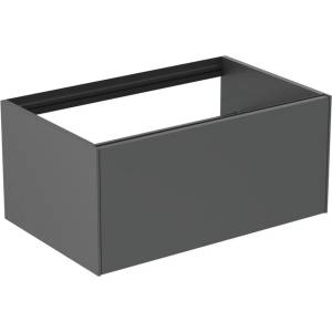 Ideal Standard Atelier Conca стенен шкаф за монтаж на стена с 1 чекмедже, 80 см, антрацит мат (T3985Y2)