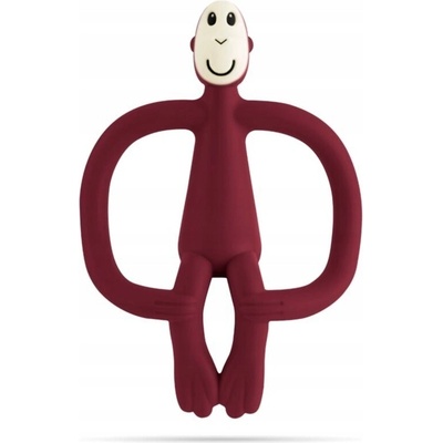 Matchstick Monkey ortodontické kousátko silikonové červené
