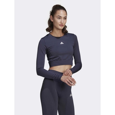 Adidas Блуза AEROKNIT Seamless Fitted Cropped Long-Sleeve