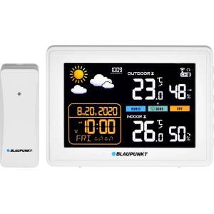 Blaupunkt Метеорологична станция Blaupunkt WS30WH с външен сензор бяла (RTVBLWS004)