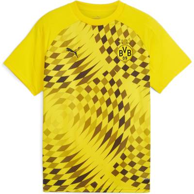 PUMA Функционална тениска 'Borussia Dortmund Prematch' жълто, размер 128