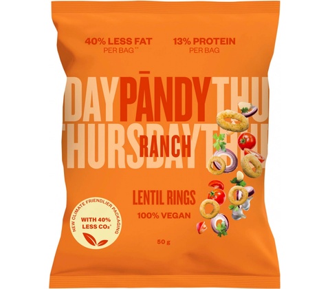 Pandy Lentil Chips ranch 50 g