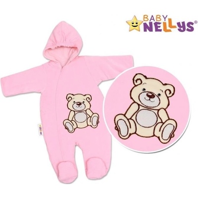 Kombinézka overálek Teddy Bear růžová