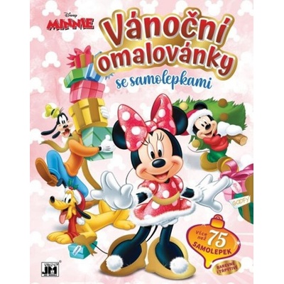 Vánoční omalovánky se samolepkami Minnie – Zboží Dáma