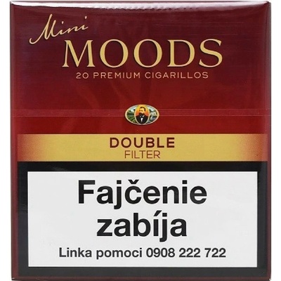 Dannemann MOODS Mini Double Filter cigarillos 20 ks