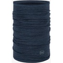 Buff wool Lightweight solid night blue