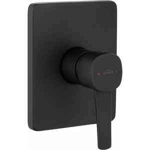 INVENA Вграден смесител за душ Invena Glamour с 1 функция, матово черен (BP-02-4K1-V)