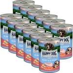 Happy Dog Sensible Puppy & Junior 12 x 400 г / пиле & сьомга