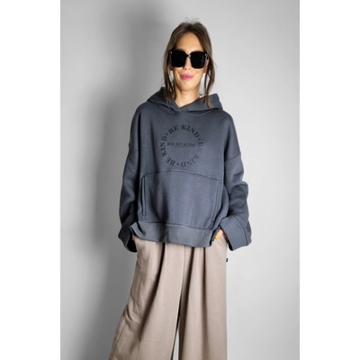 Mikina BE KIND Dark grey