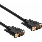  Oem dvi-d към dvi-d m/m видеокабел 2 м черен с двойна връзка xdvikabdvidual1 (s3641-50)