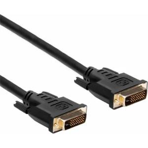  Oem dvi-d към dvi-d m/m видеокабел 2 м черен с двойна връзка xdvikabdvidual1 (s3641-50)