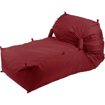 Pufrelax Пуф легло Yoga XL, мемори микс, водоустойчив, Червен