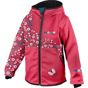 Wamu softshellová bunda detská Lienky červená
