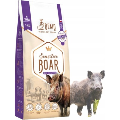 Bemo Sensitive Adult Divočák Small & Medium 3 kg