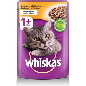 Whiskas пауч за котки с пиле - 85 гр
