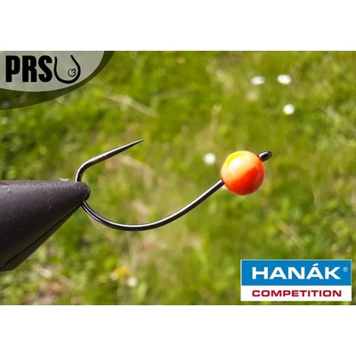 Hanák Tungstenová hlava bez protihrotu Red vel.8 0,4g