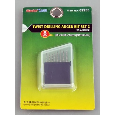 Trumpeter sada 8 mikro vrtáků 1 1,7 mm 09955