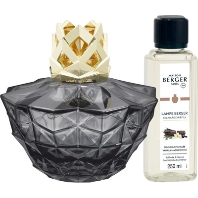 Maison Berger Paris Dárková sada katalytická lampa Kali černá + náplň Velkolepá vanilka 250 ml – Zbozi.Blesk.cz