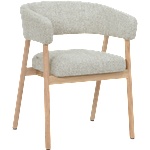 Carmen Трапезен стол malaga - бежов n / бук (3532231) - xmall