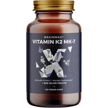 BrainMax Vitamín K2 ako MK7 150 mcg 100 rastlinných kapsúl