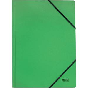Leitz Папка с каучук, картон, A4, LEITZ "Recycle", зелена 39080055 (39080055)