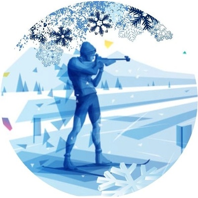 Emblém barevný EM510 biatlon
