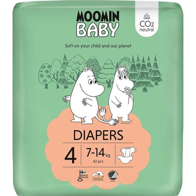 Moomin Baby 4 Eko maxi 7–14 kg 42 ks