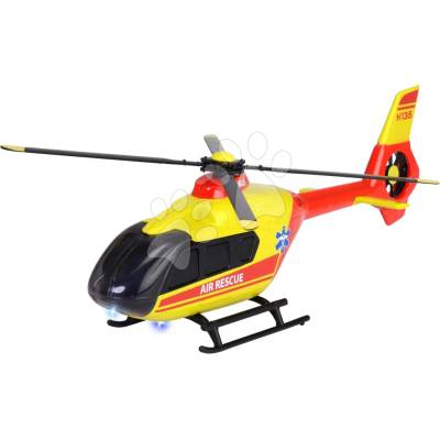 Majorette Helikoptéra záchranná Airbus H135 Rescue Helicopter kovová se zvukem a světlem 25,5 cm