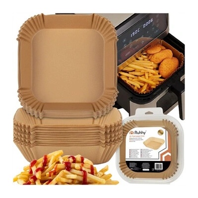 Papírové vložky do horkovzdušné fritézy 20 × 20 cm RUHHY, 100 ks – Sleviste.cz