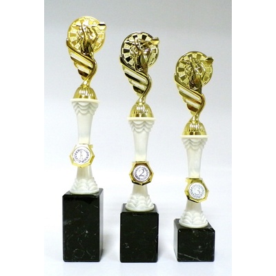 VIZINGR Šipky trofeje s pořadím 123-P412 34 cm