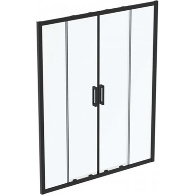 Ideal Standard Connect 2 sprchové dvere 160 cm výklopné čierna matná/priehľadné sklo K9282V3