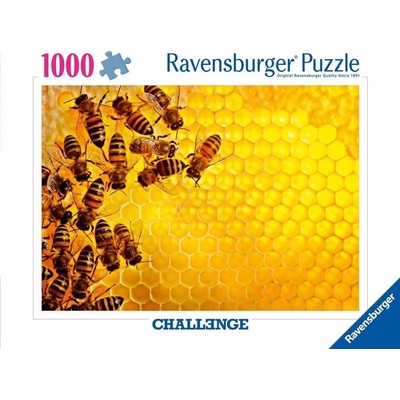 RAVENSBURGER Challenge: Včely na medové plástvi 1000 dílků – Zboží Dáma