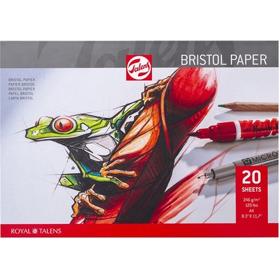 Talens Bristol papier A4 246g 20 listov