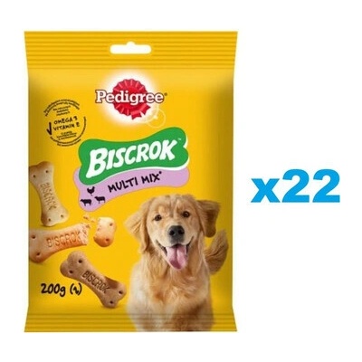 PEDIGREE Multi biscrok maškrta pre psov 22 x 200 g