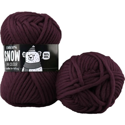 Drops Snow UNI 118 tmavá grape