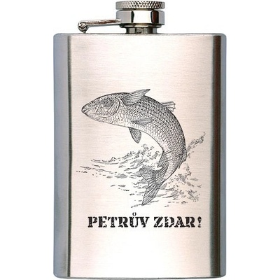 Nerezová placatka na alkohol 200ml Petrův Zdar