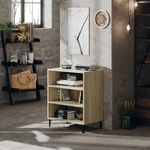 vidaXL Бюфет дъб сонома 57x35x70 см инженерно дърво (806061)