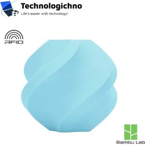 Bambu Lab PLA Matte Bambu Matte Ice Blue Refill No Spool (A01-B4-1.75-1000-SPLFREE)