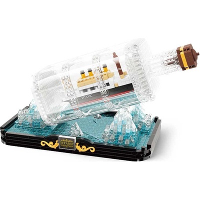 Koco bricks Конструктор за деца Титаник в бутилка - 918 части (k03001)