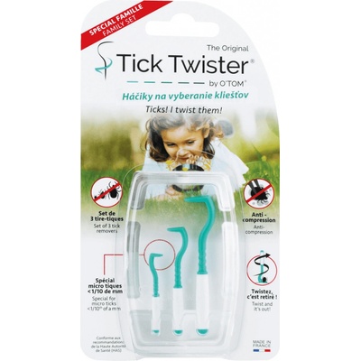 Tick Twister Sada na vyberanie kliešťov 1×3 ks s puzdrom