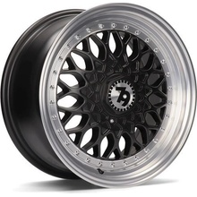 79WHEELS SV-E 7x15 4x100/114,3 ET30 deep black matt lip polished