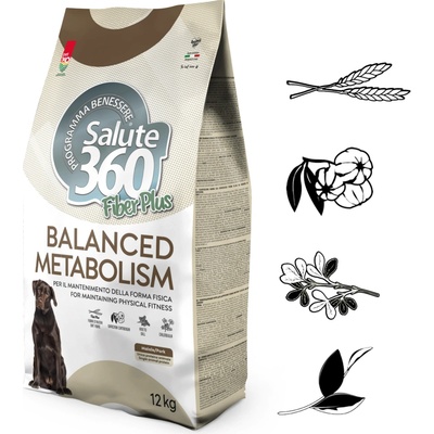 Salute Fiber+ Balanced Metabolism adult vepřové 12 kg