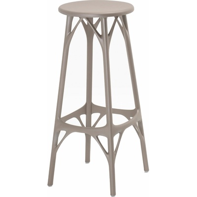 Kartell A.I. Stool Light 75 cm sivá