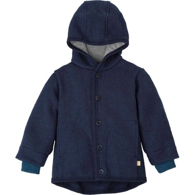 disana Детско вълнено яке disana Kid's Walk-Jacke Wool jacket - Indigo - размер 122/128 (EU) (703-6089-0515)