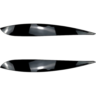 Вежди за фарове Volkswagen Polo (2005-2009) - черен гланц (A-VW-0142)