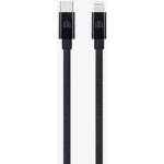 Dviced Cable USB-C to Lightning Nylon Textile 1, 25m - Black (DV120005) - iStore