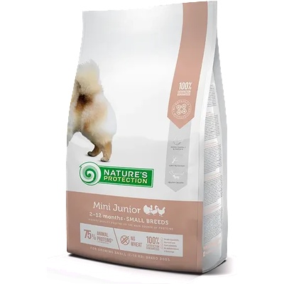 Nature's Protection Mini Junior - суха храна за подрастващи кученца от малки породи (2-8 месеца)